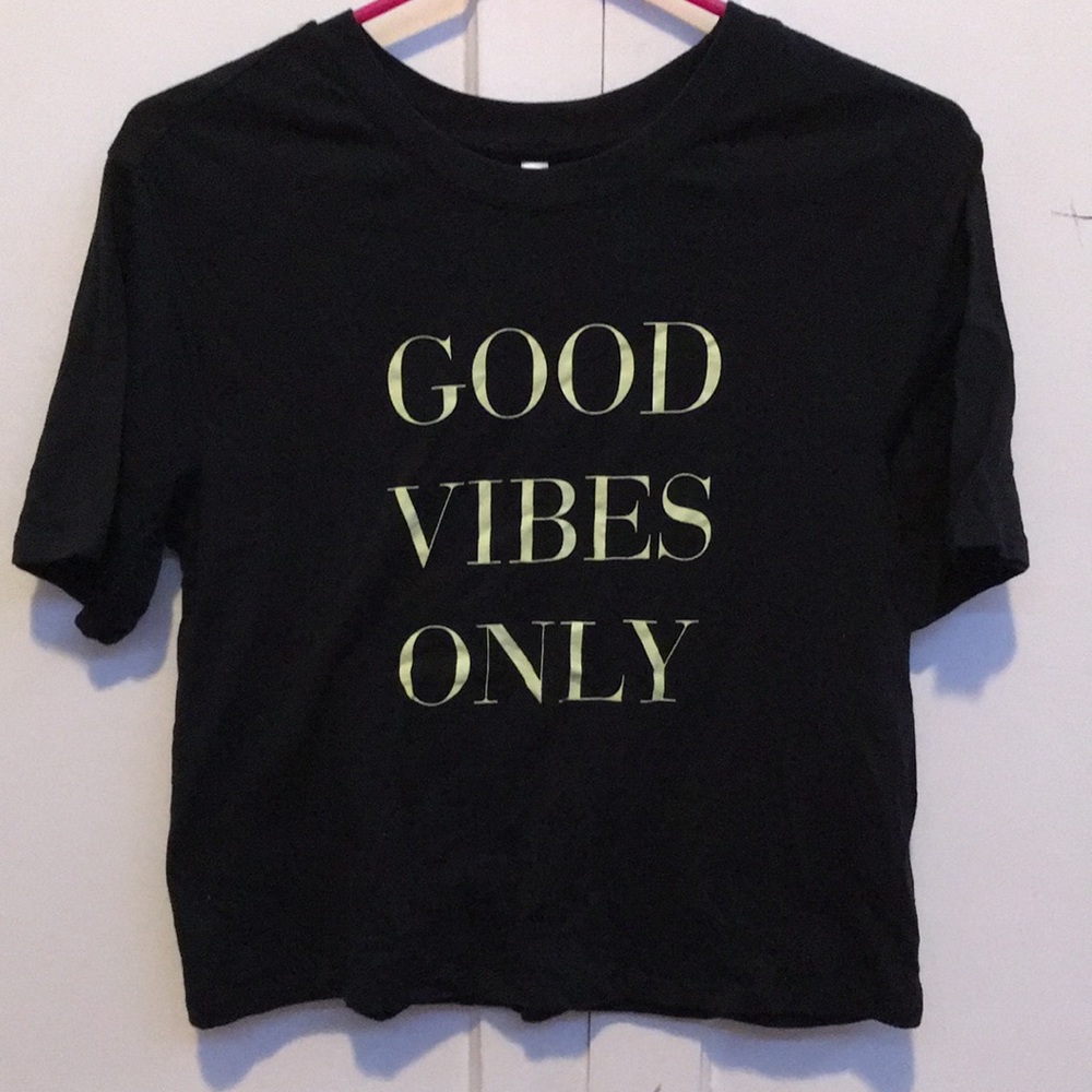 All black with neon yellow words